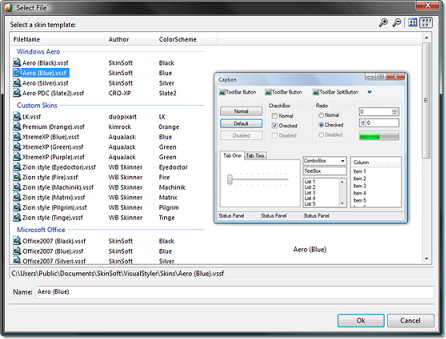 تعلم كيفية إضافة ثيمات لمشروعات C# & VB.NE بإستخدام المكتبة SkinSoft VisualStyler.Net 145230107