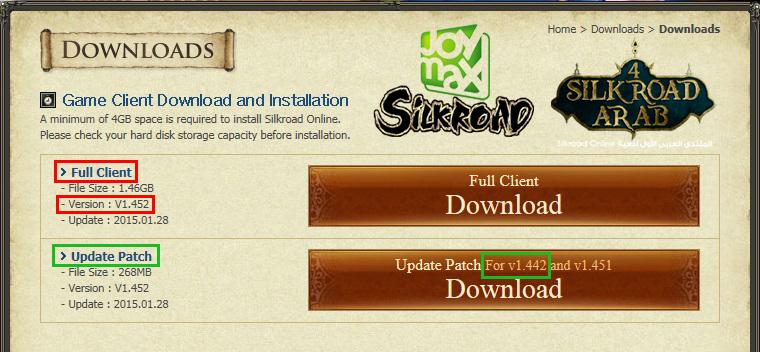 Silkroad Online Manual Patch Download