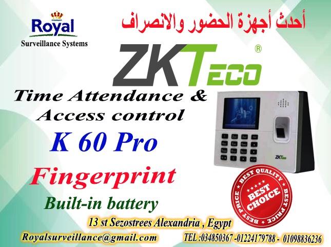 جهاز حضور وانصراف ماركة ZK Teco  موديل K60 Pro 593597119