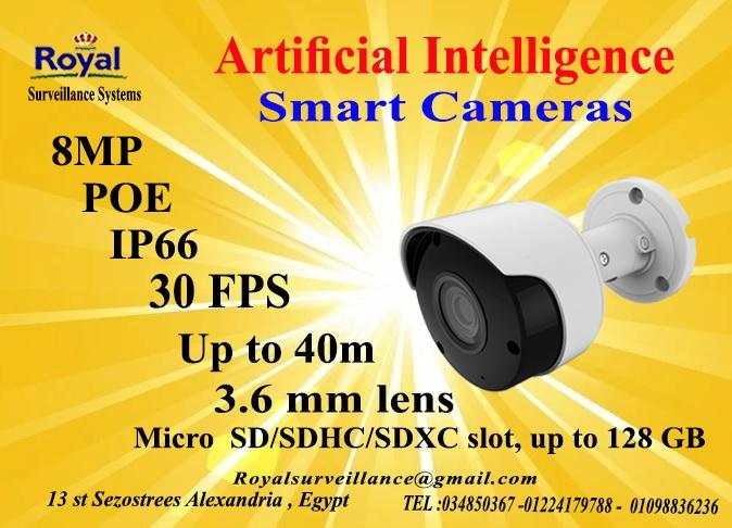 أحدث كاميرات مراقبة الخارجية الذكية8 MP  بعدسات ثابتة 453815565